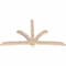 Ekena Millwork Davenport Smooth Timber Gable Bracket, Douglas Fir, 108"W x 63"H x 3 1/2"D x 5 1/2"F, 14/12 Pitch GBW108X63X0406DAV00SDF - alternate 3